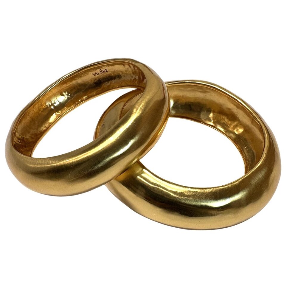 VALERE Sienna Bracelet Set of 2 in 24k Gold Plated Brass